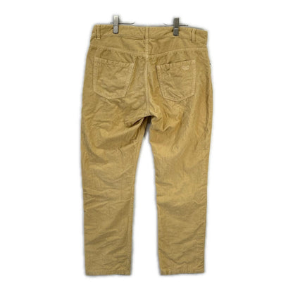 BOTTEGA VENETA Bottega Veneta Yellow Light Beige Fine-Wale Corduroy Pants Bottoms