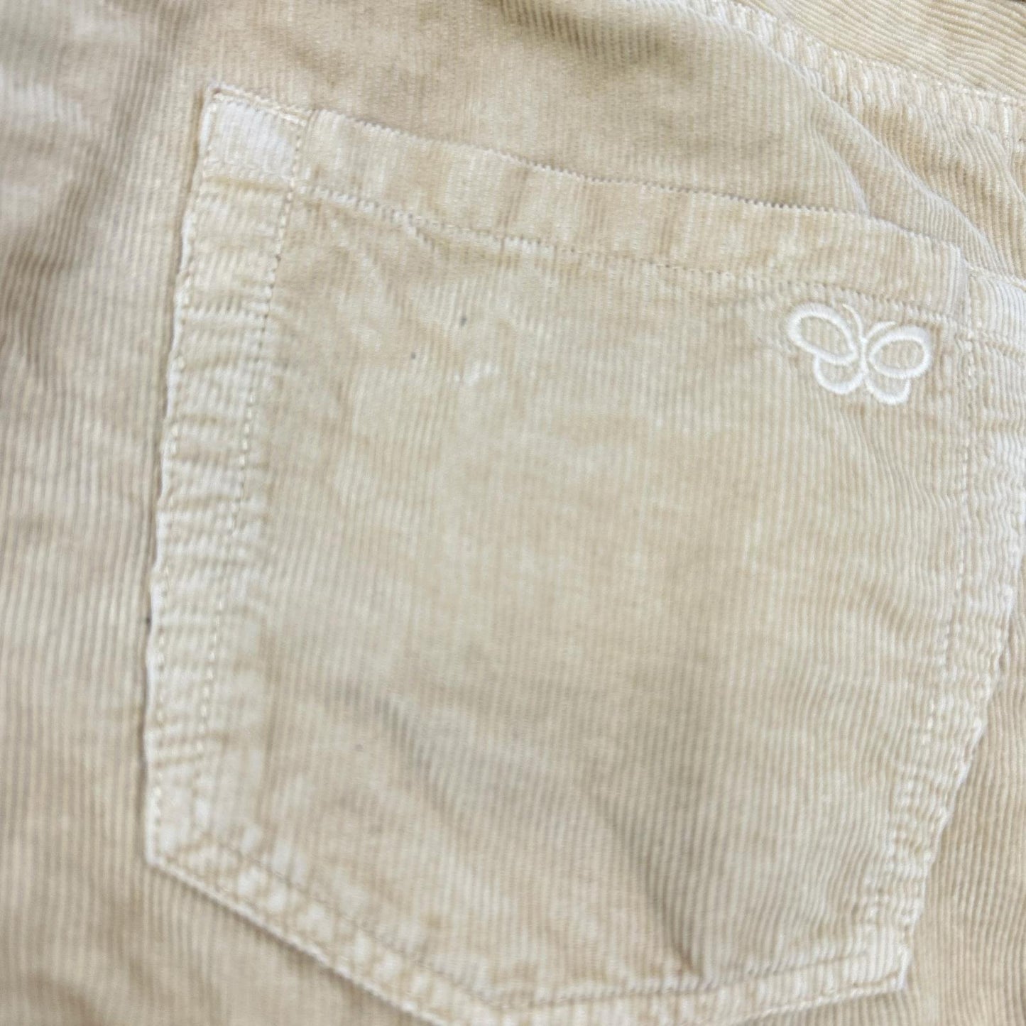 BOTTEGA VENETA Bottega Veneta Yellow Light Beige Fine-Wale Corduroy Pants Bottoms