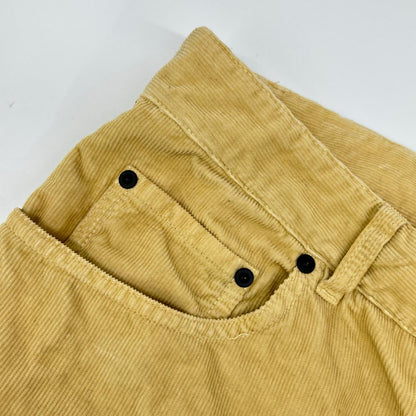 BOTTEGA VENETA Bottega Veneta Yellow Light Beige Fine-Wale Corduroy Pants Bottoms