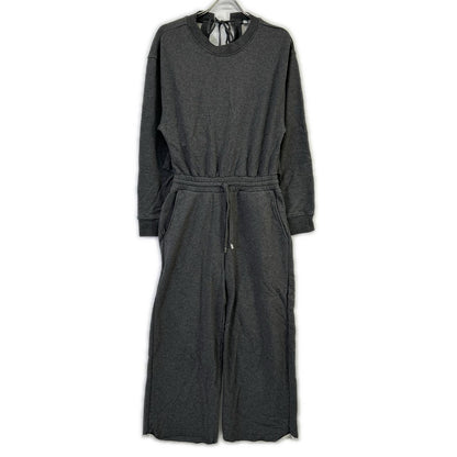 T by ALEXANDER WANG ティーバイアレキサンダーワン 4C377000B2 21020026 グレー バックリボン スウェット ジャンプスーツ スーツ セットアップ