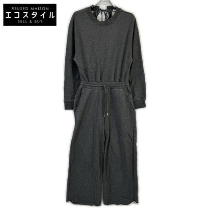 T by ALEXANDER WANG ティーバイアレキサンダーワン 4C377000B2 21020026 グレー バックリボン スウェット ジャンプスーツ スーツ セットアップ