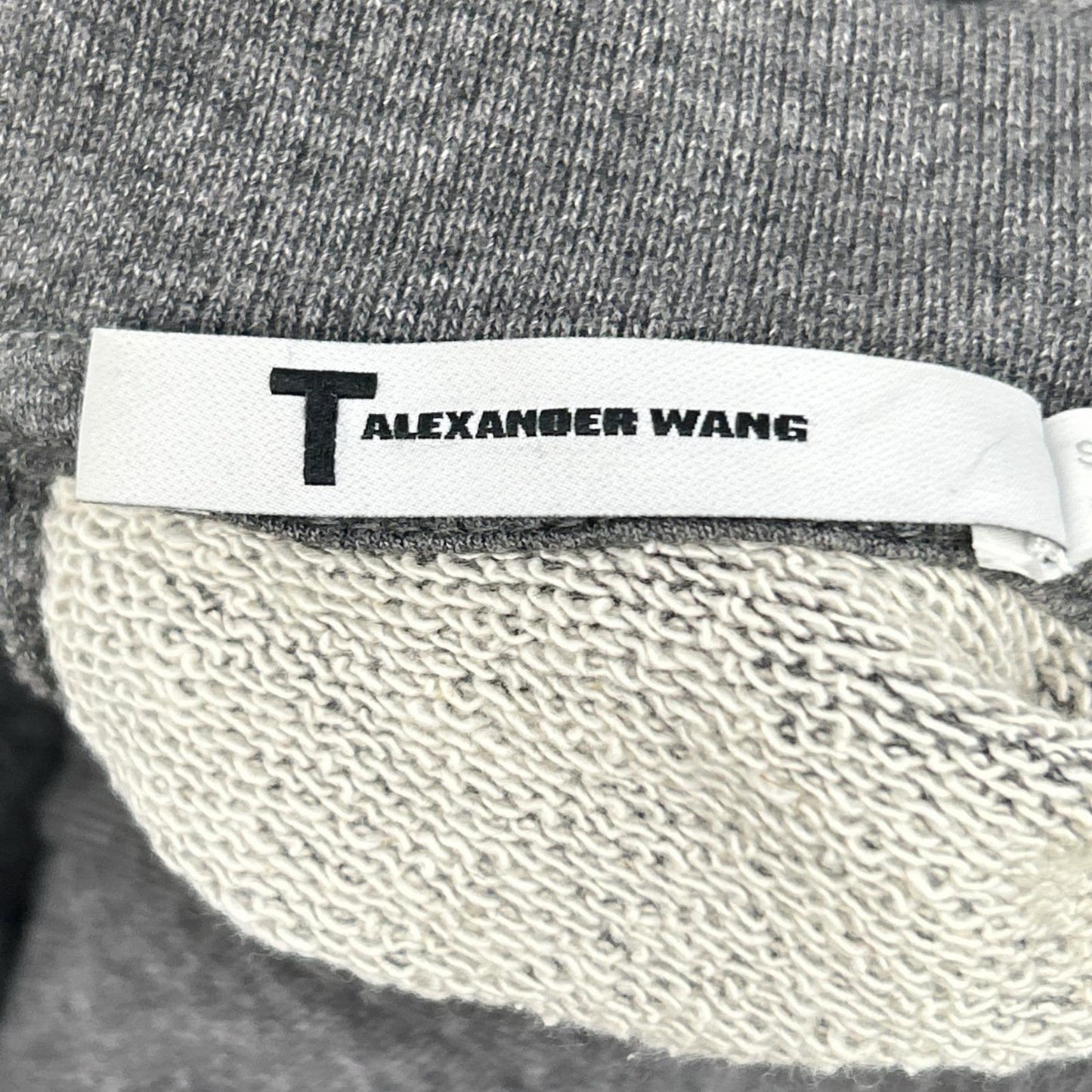 T by ALEXANDER WANG ティーバイアレキサンダーワン 4C377000B2 21020026 グレー バックリボン スウェット ジャンプスーツ スーツ セットアップ