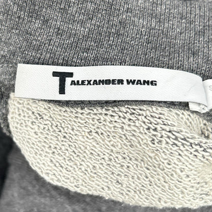 T by ALEXANDER WANG ティーバイアレキサンダーワン 4C377000B2 21020026 グレー バックリボン スウェット ジャンプスーツ スーツ セットアップ