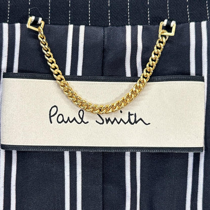 Paul Smith Black Dotted x Striped Panel Jacket