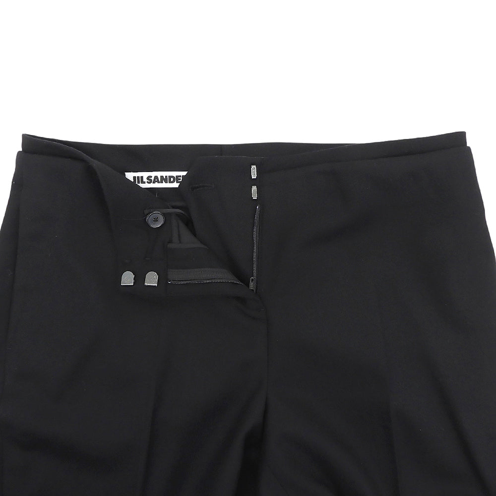 JILSANDER ジルサンダー ウールカシミヤ テーパードパンツ ボトムス レディース 黒 ブラック 34 WF213902 ボトムス