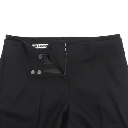 JILSANDER ジルサンダー ウールカシミヤ テーパードパンツ ボトムス レディース 黒 ブラック 34 WF213902 ボトムス