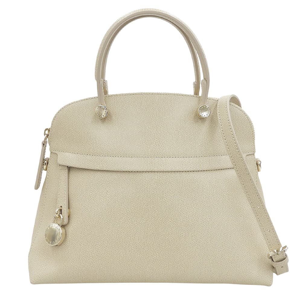 FURLA フルラ パイパー M ハンドバッグ ショルダーバッグ レディース ベージュ ハンドバッグ