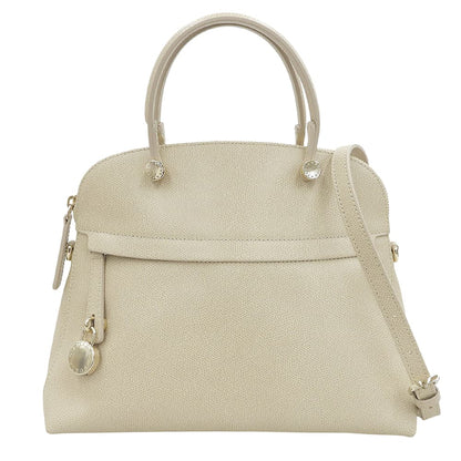 FURLA フルラ パイパー M ハンドバッグ ショルダーバッグ レディース ベージュ ハンドバッグ