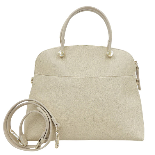 FURLA フルラ パイパー M ハンドバッグ ショルダーバッグ レディース ベージュ ハンドバッグ