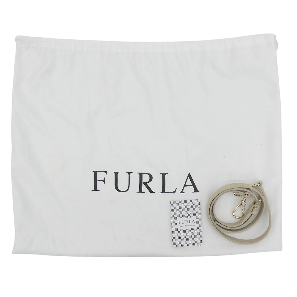 FURLA フルラ パイパー M ハンドバッグ ショルダーバッグ レディース ベージュ ハンドバッグ