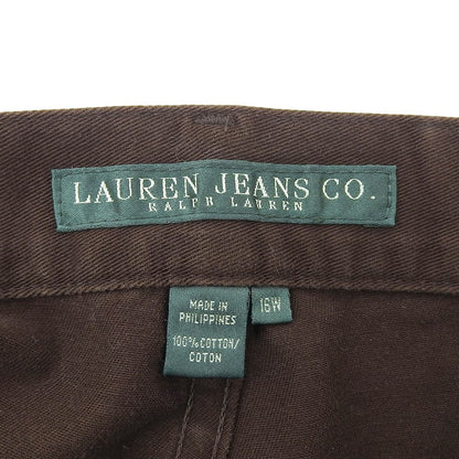 RALPHLAUREN ラルフローレン コットン パンツ ボトムス メンズ ブラウン 16W ボトムス