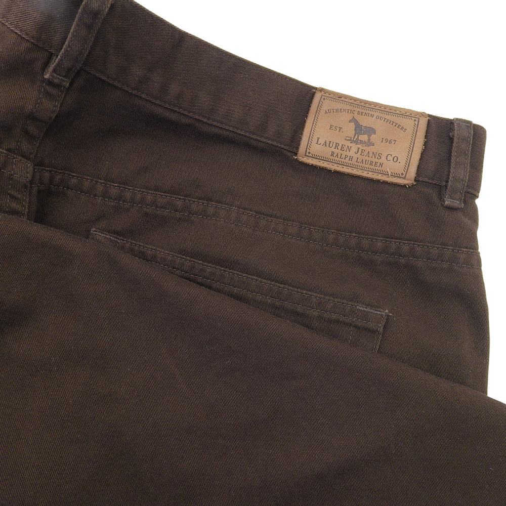 RALPHLAUREN ラルフローレン コットン パンツ ボトムス メンズ ブラウン 16W ボトムス