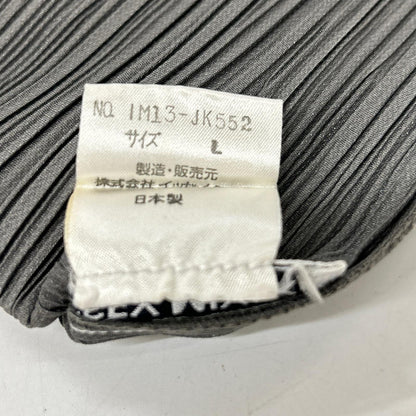 ISSEY MIYAKE イッセイミヤケ IM13-JK552 カーキ プリーツ ノースリーブカットソー トップス