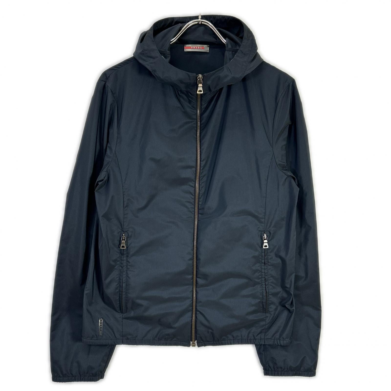 PRADA SPORT プラダスポーツ 08年製 ネイビー ナイロンジャケット