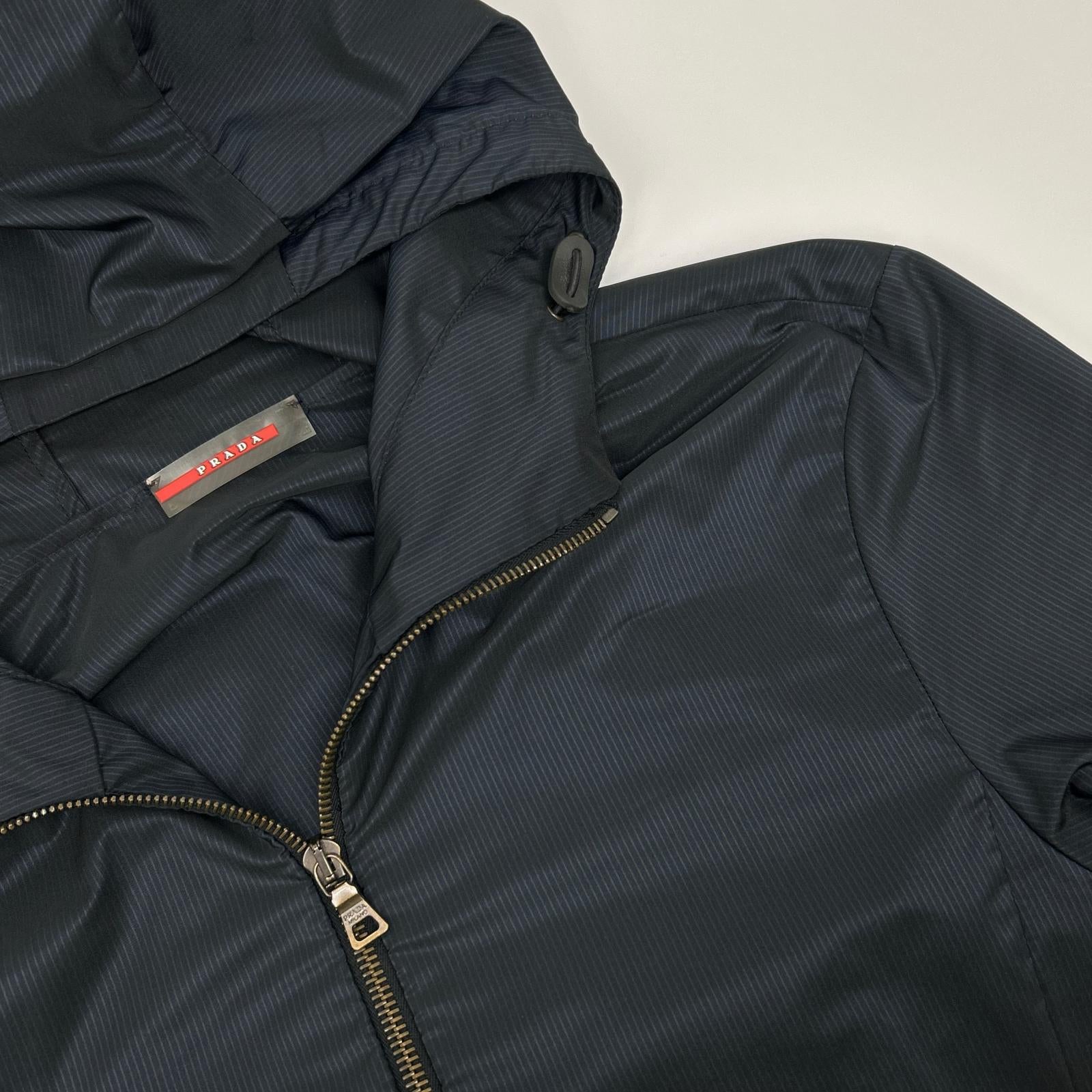 PRADA SPORT プラダスポーツ 08年製 ネイビー ナイロンジャケット ジャケット