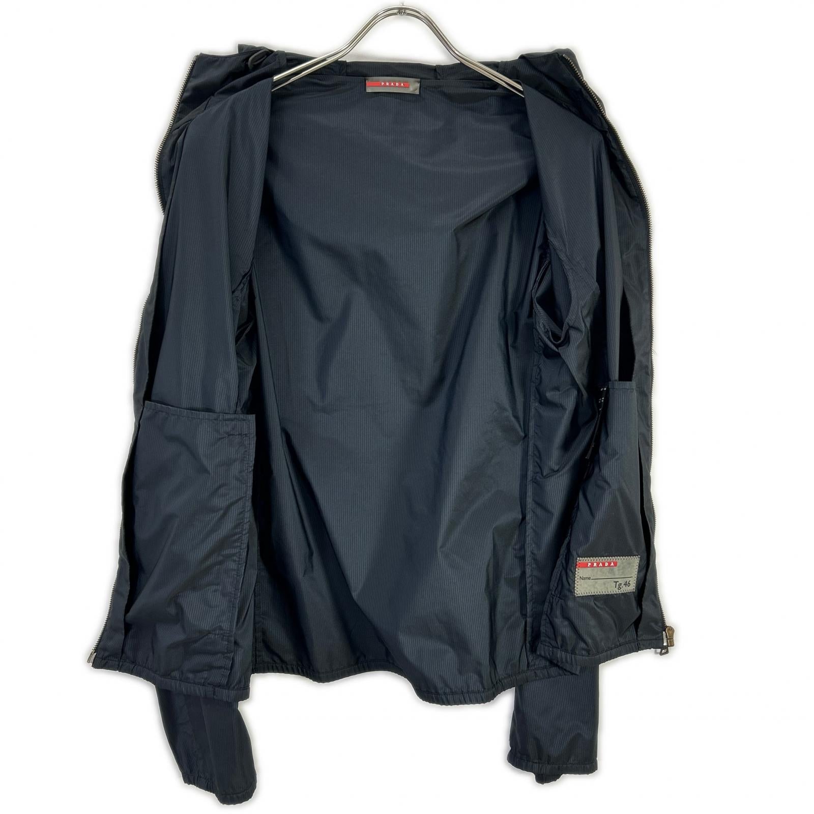 PRADA SPORT プラダスポーツ 08年製 ネイビー ナイロンジャケット