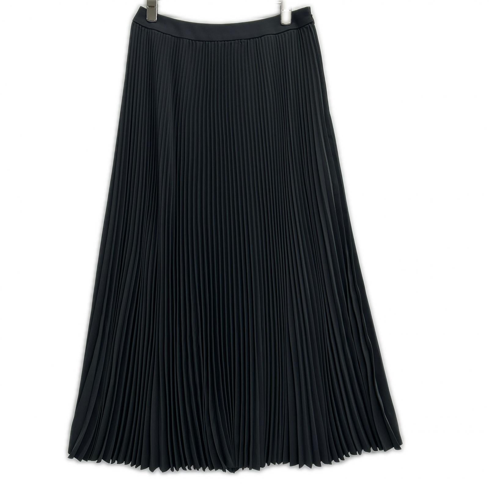Graphpaper グラフペーパー グレー Satin Pleats Skirt スカート