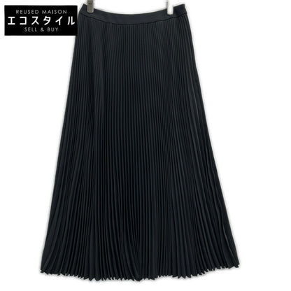 Graphpaper グラフペーパー グレー Satin Pleats Skirt スカート