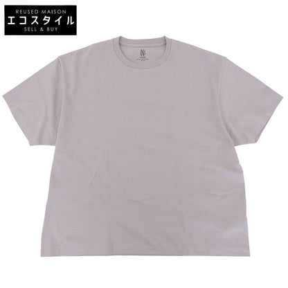 BATONER バトナー 新品同様 CHOMA CREW NECK 半袖 Tシャツ トップス メンズ グレージュ WIDE M トップス