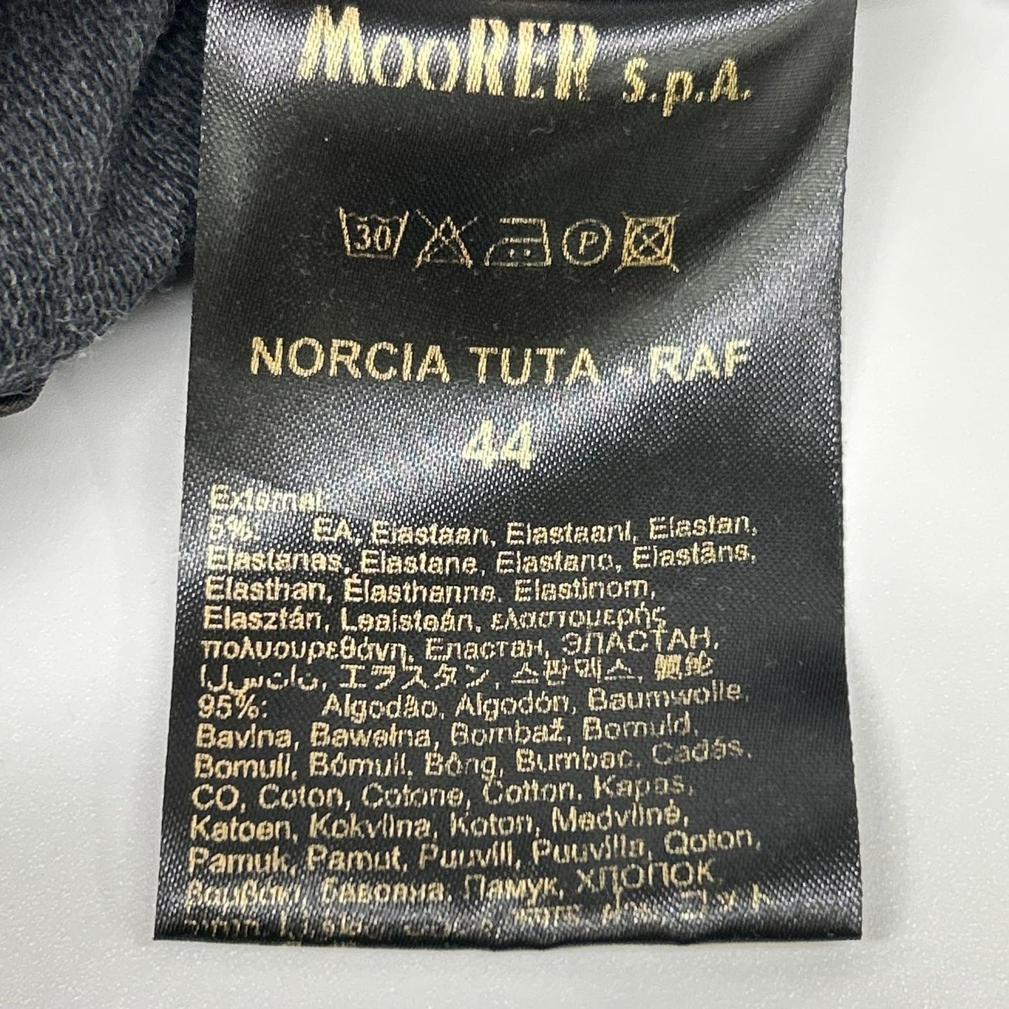 MOORER ムーレー グレー NORCIA TUTA RAF セットアップ スーツ セットアップ