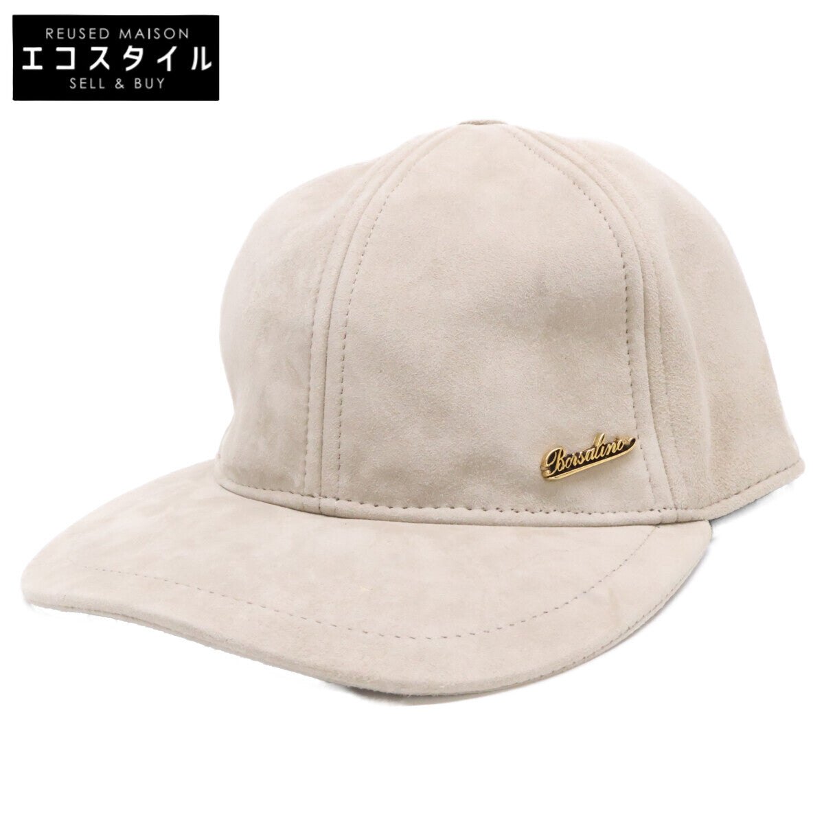 Borsalino ボルサリーノ スエード ベースボールキャップ 帽子