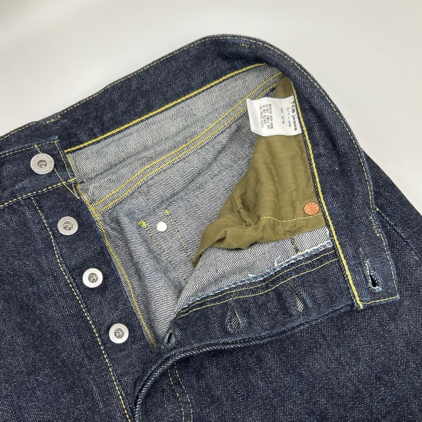 TCB JEANS&CO. TCB Jeans Indigo 40s WWII Model One Wash Denim Pants Bottoms