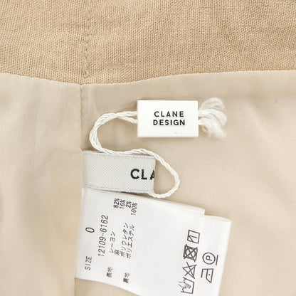 CLANE クラネ 美品 アタッチフラップスカート レディース ベージュ 0 12109-6162 スカート