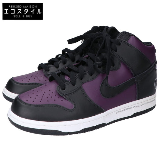 NIKE ナイキ DJ0382-600 ×Fragment Design ブラック×パープル ハイカットスニーカー シューズ