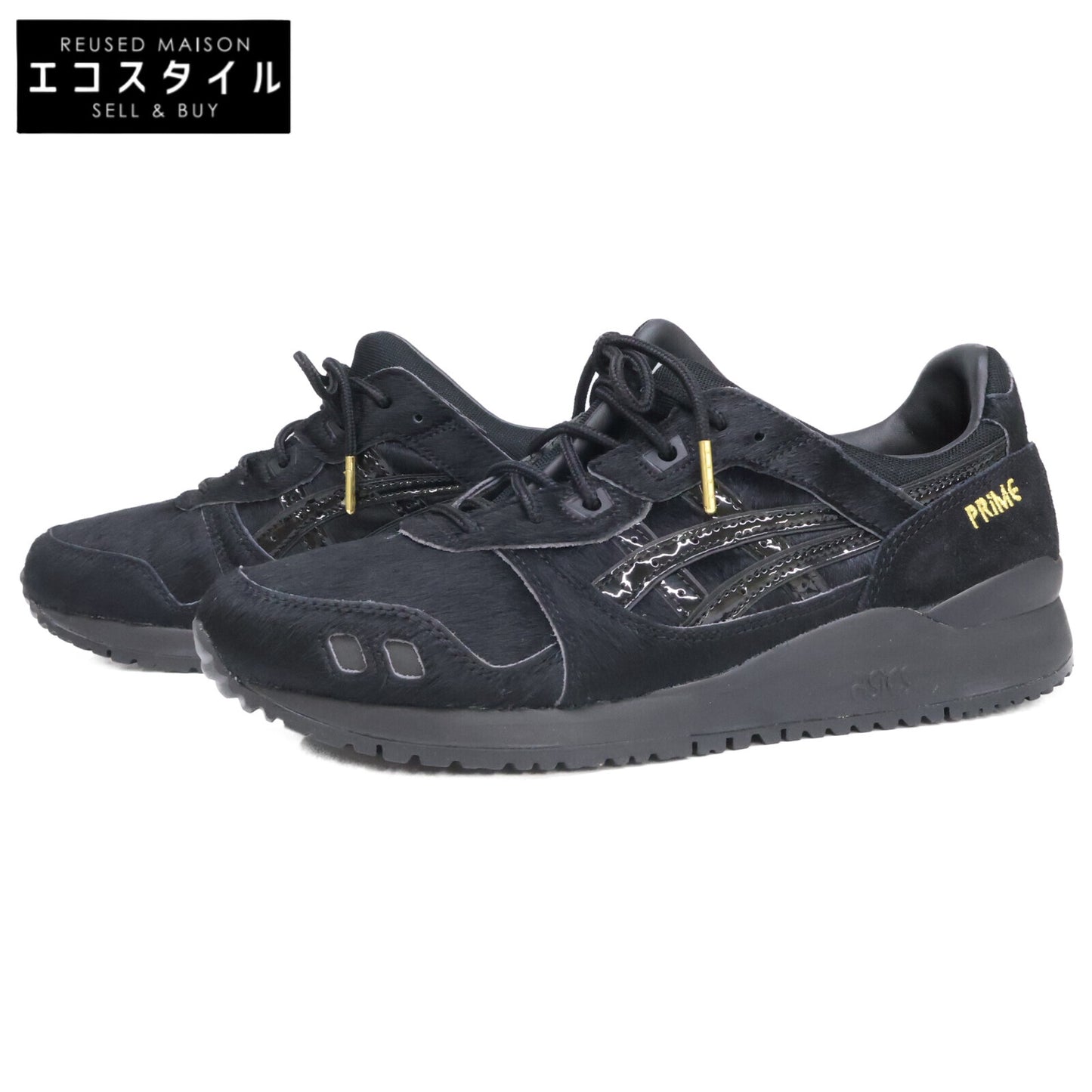 asics アシックス ｘ寺門ジモン【新品】1201A836 Gel-Lyte 3 OG JIMON ハラコ スニーカー シューズ