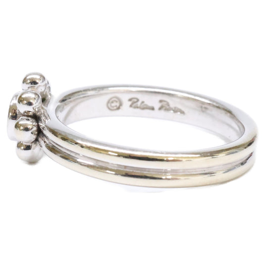 TIFFANY&Co. Tiffany 750WG Ball Flower Diamond Ring