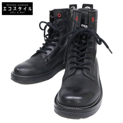 DIESEL ディーゼル Y02074 PR030 D-THROUPER DBB W サイドジップ レースアップブーツ シューズ