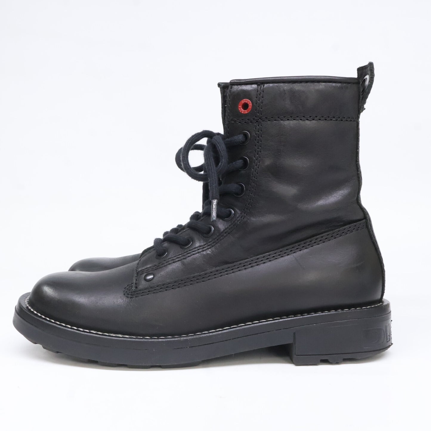 DIESEL ディーゼル Y02074 PR030 D-THROUPER DBB W サイドジップ レースアップブーツ シューズ