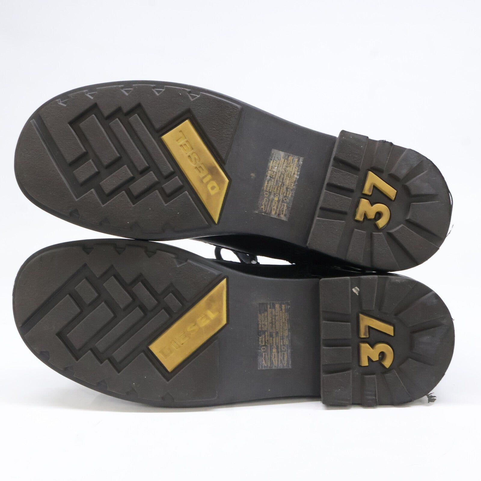 DIESEL ディーゼル Y02074 PR030 D-THROUPER DBB W サイドジップ レースアップブーツ シューズ