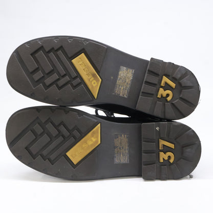 DIESEL ディーゼル Y02074 PR030 D-THROUPER DBB W サイドジップ レースアップブーツ シューズ
