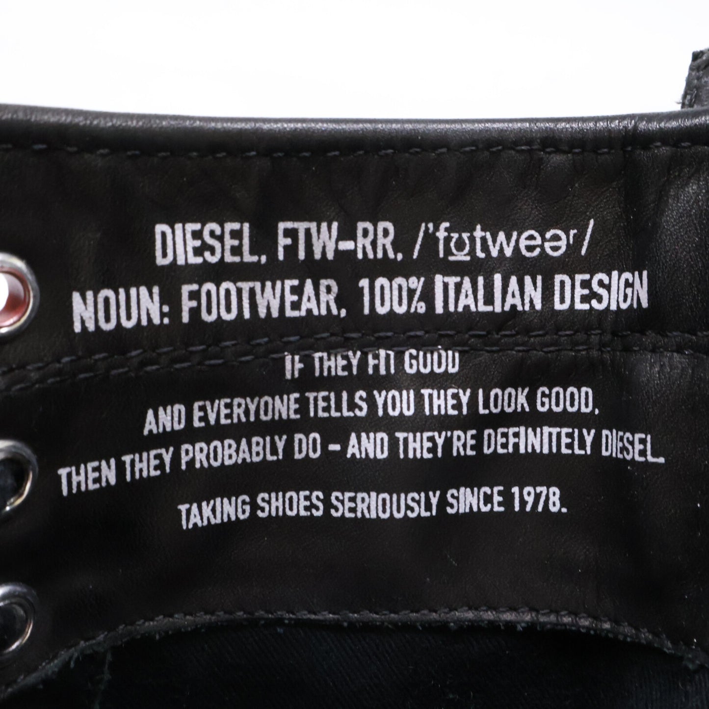 DIESEL ディーゼル Y02074 PR030 D-THROUPER DBB W サイドジップ レースアップブーツ シューズ