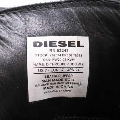 DIESEL ディーゼル Y02074 PR030 D-THROUPER DBB W サイドジップ レースアップブーツ シューズ