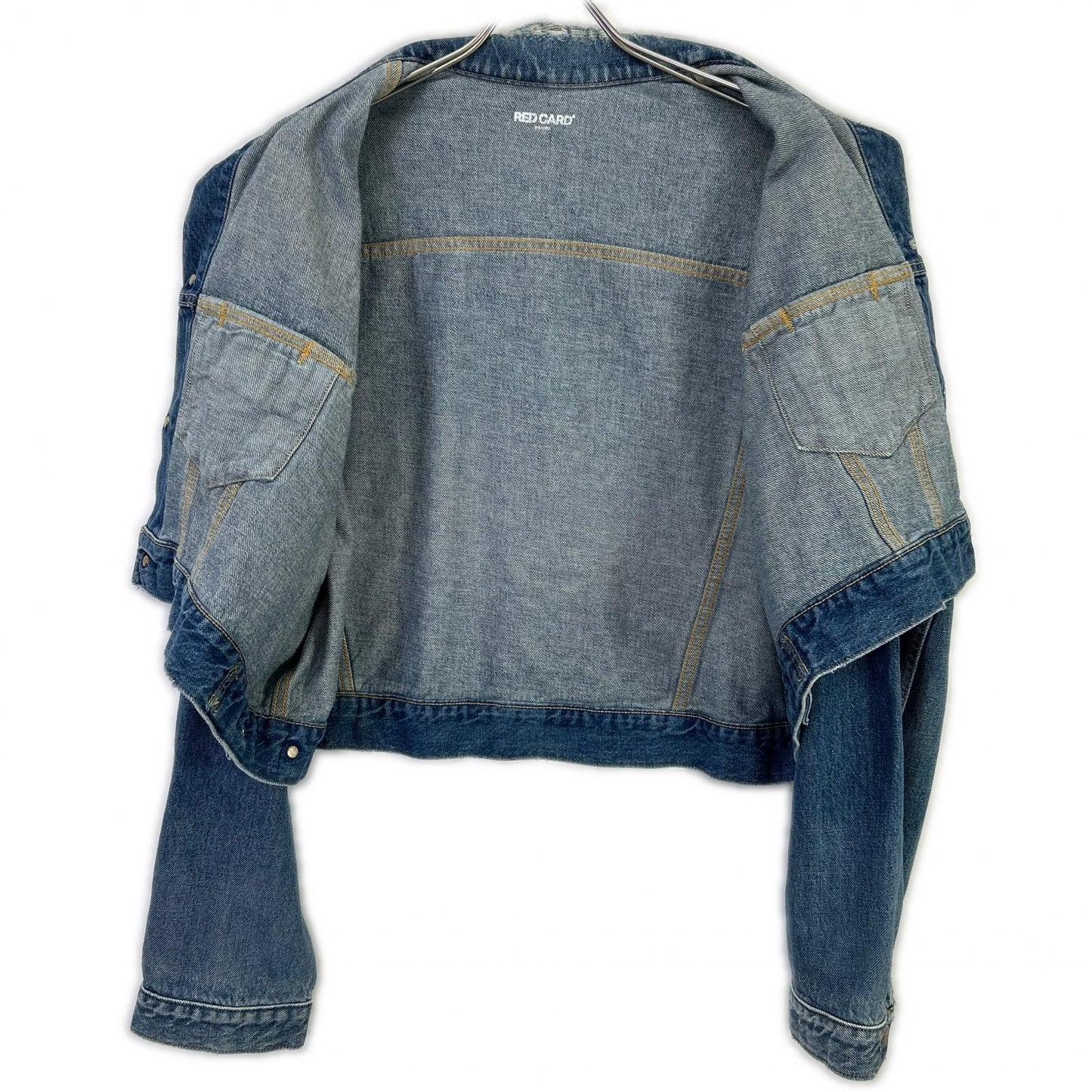 RED CARD レッドカード × L'appartement ブルー ダメージ加工デニムジャケット ジャケット