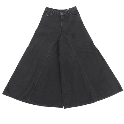 DIESEL ディーゼル D-SPRITZZ コットン ブーツカット フレアデニムパンツ ボトムス レディース ブラック W23-L30 ボトムス
