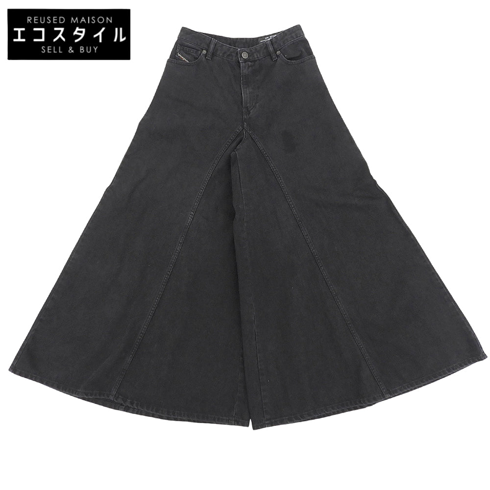 DIESEL ディーゼル D-SPRITZZ コットン ブーツカット フレアデニムパンツ ボトムス レディース ブラック W23-L30 ボトムス