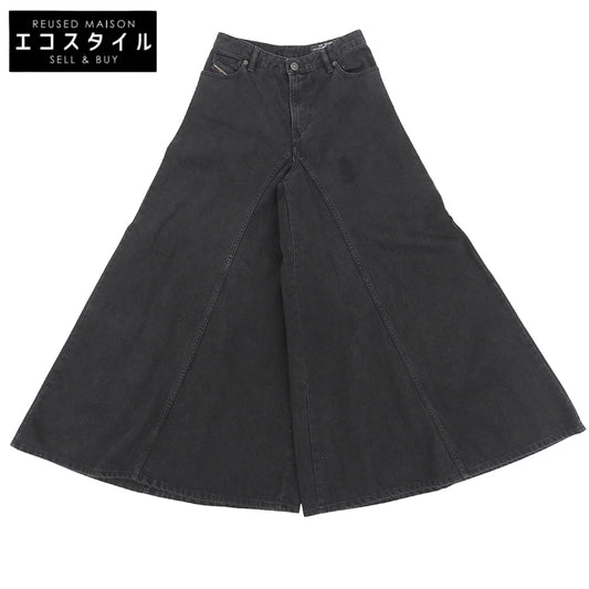 DIESEL ディーゼル D-SPRITZZ コットン ブーツカット フレアデニムパンツ ボトムス レディース ブラック W23-L30 ボトムス