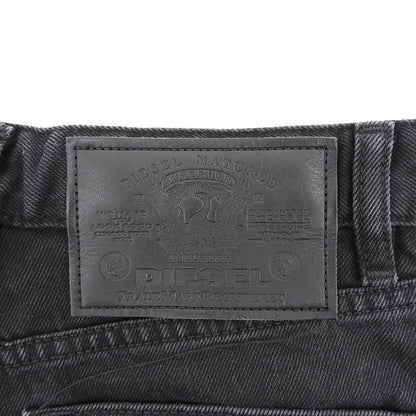 DIESEL ディーゼル D-SPRITZZ コットン ブーツカット フレアデニムパンツ ボトムス レディース ブラック W23-L30 ボトムス
