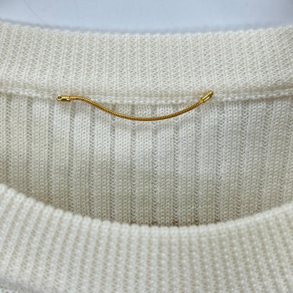 Deuxieme Classe Deuxième Classe 25 Ivory × Beige striped knit sweater Tops