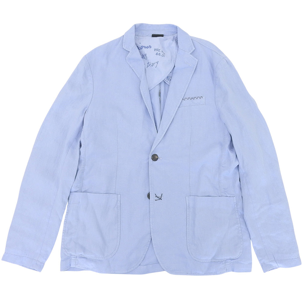 NAPAPIJRI ナパピリ 未使用 リネン100% ジャケット メンズ ブルー XL ジャケット