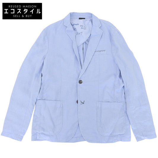 NAPAPIJRI ナパピリ 未使用 リネン100% ジャケット メンズ ブルー XL ジャケット