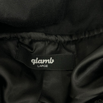 glamb 奢华风 黑色 立领褶皱夹克 夹克