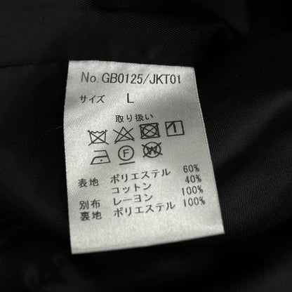 glamb グラム ブラック スタンドレープネックジャケット ジャケット
