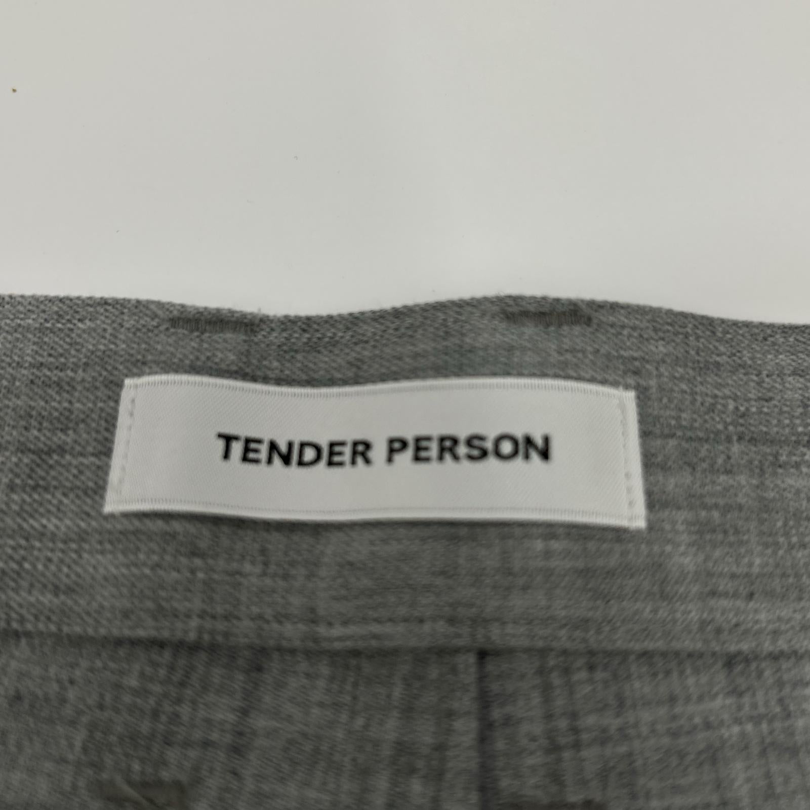 TENDER PERSON TENDER PERSON 灰色 SPIDER KNEES FLARE PANTS 裤子
