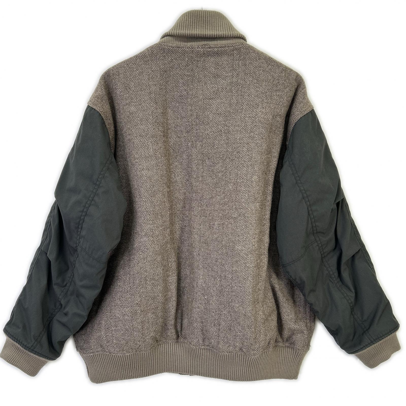 THE NORTH FACE PURPLE LABEL ザ ノースフェイス パープルレーベル NY2261N ブラウン ウール ヘリンボーン ツイード バーシティ ジャケット ジャケット