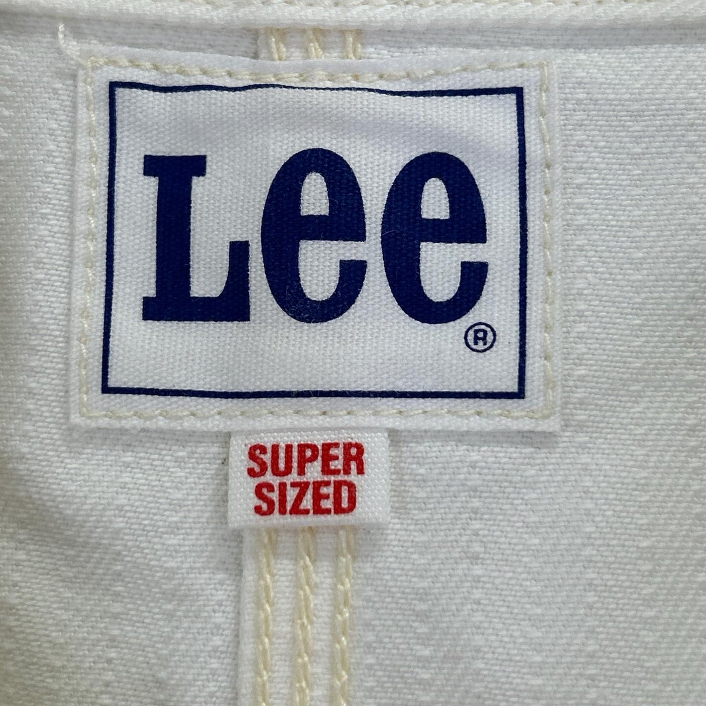 Lee LM4688 White CITY SHOP Exclusive OVERSIZED Jumpsuit Overalls All-in-one