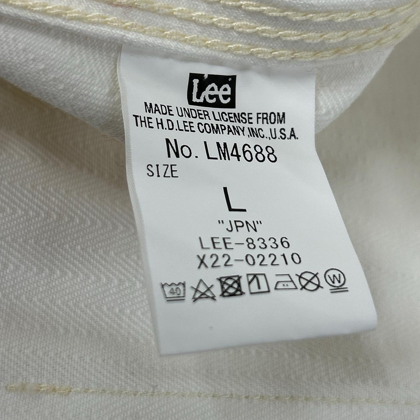 Lee LM4688 White CITY SHOP Exclusive OVERSIZED Jumpsuit Overalls All-in-one